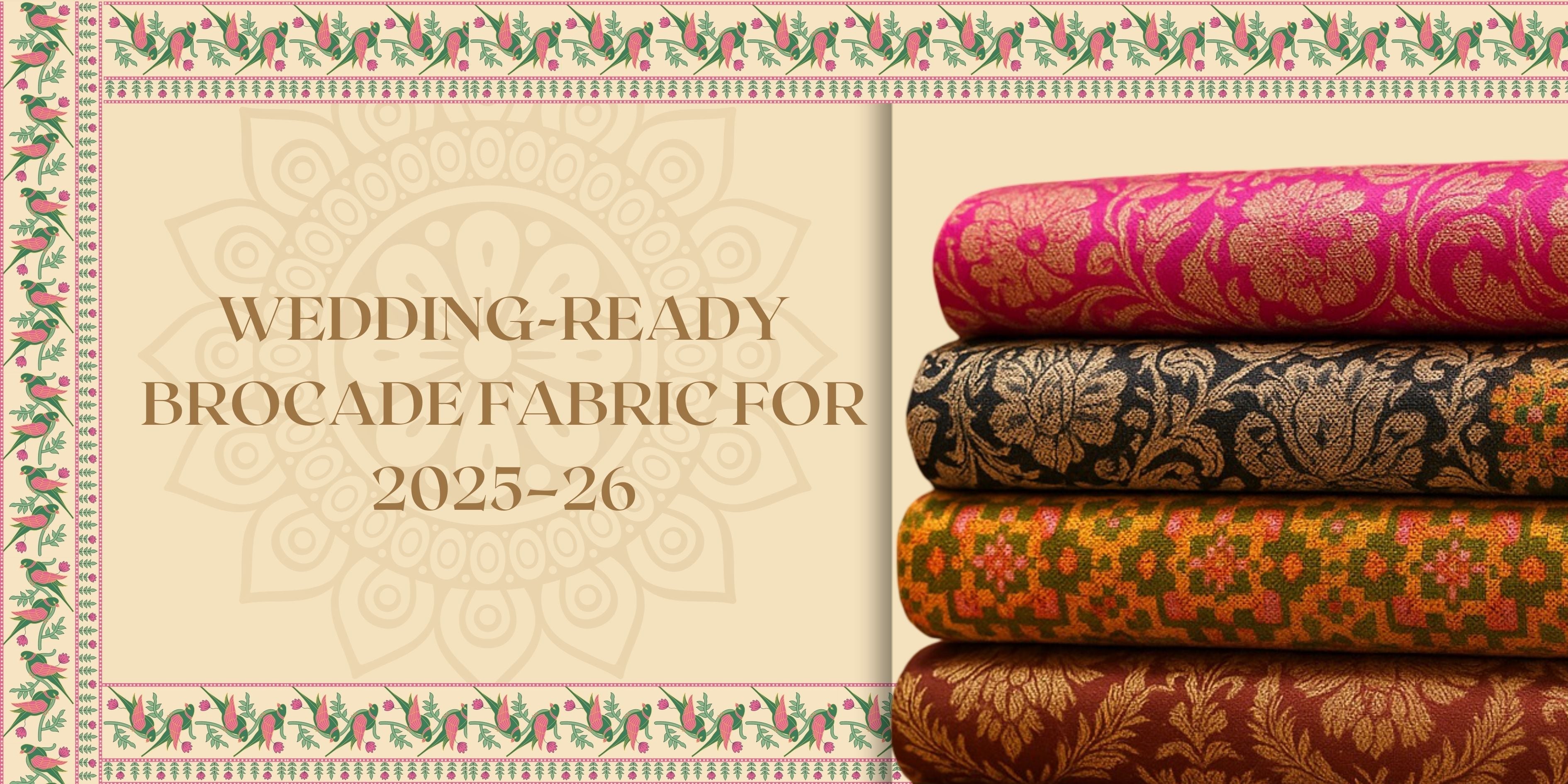 Wedding-Ready Brocade Fabric for 2025–26