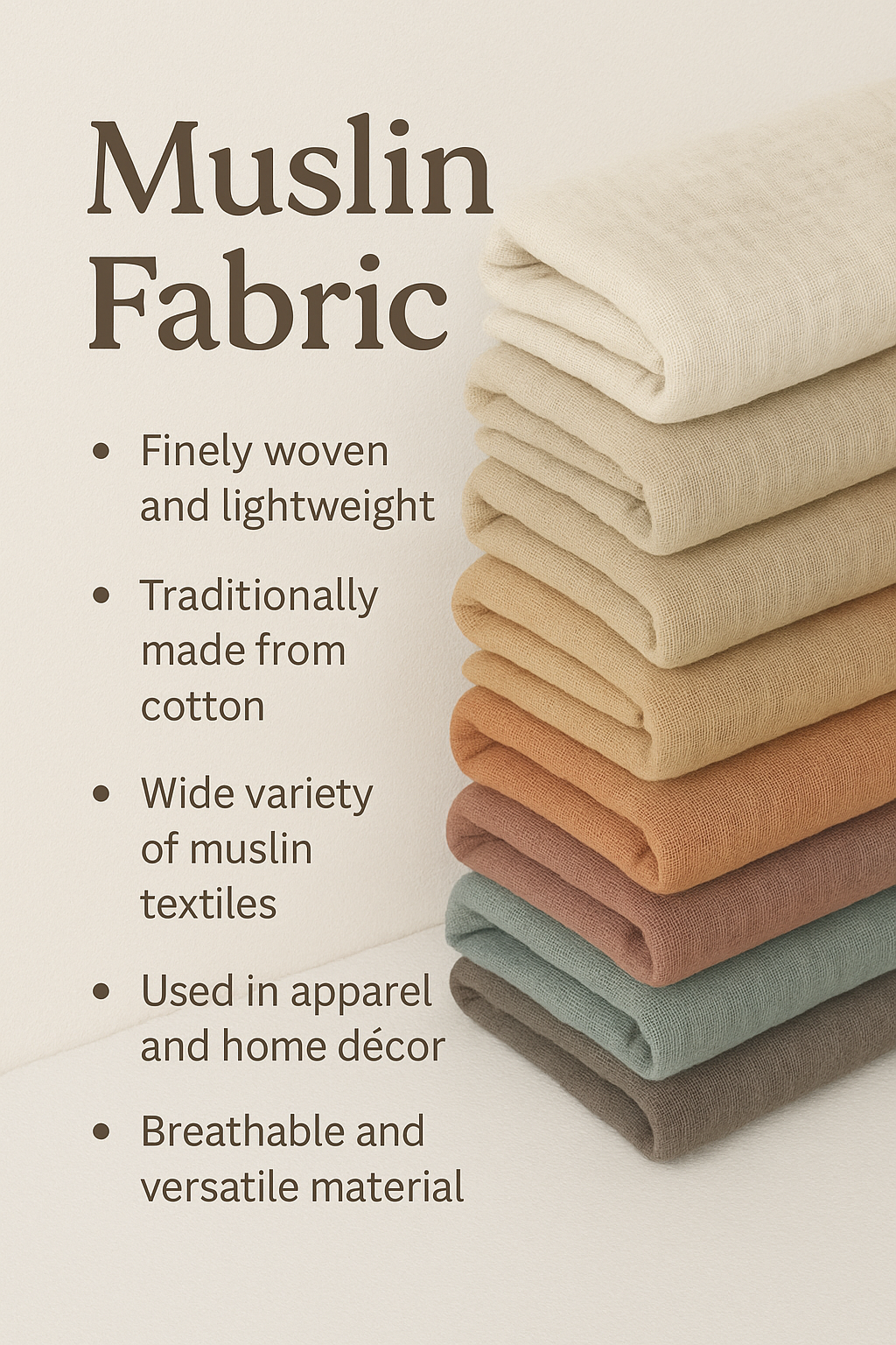 Muslin: The Timeless Whisper of Cotton and Craft