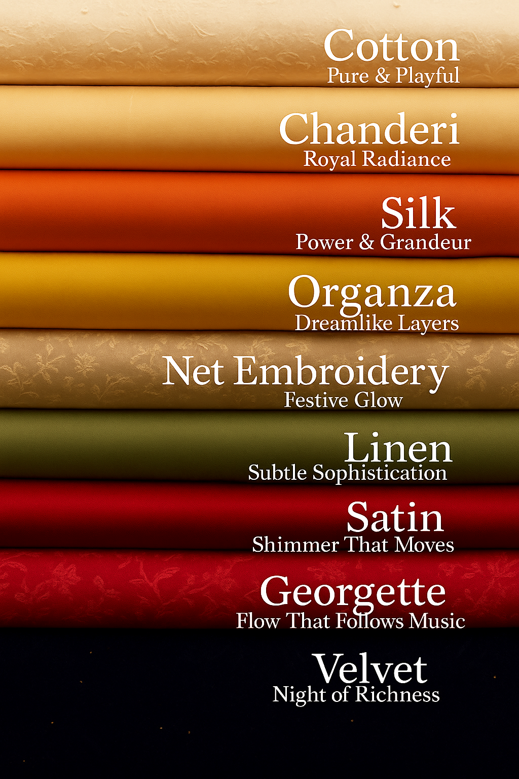 ✨ Nine Yards of Grace: Fabrics That Define Navaratri Glamour ✨