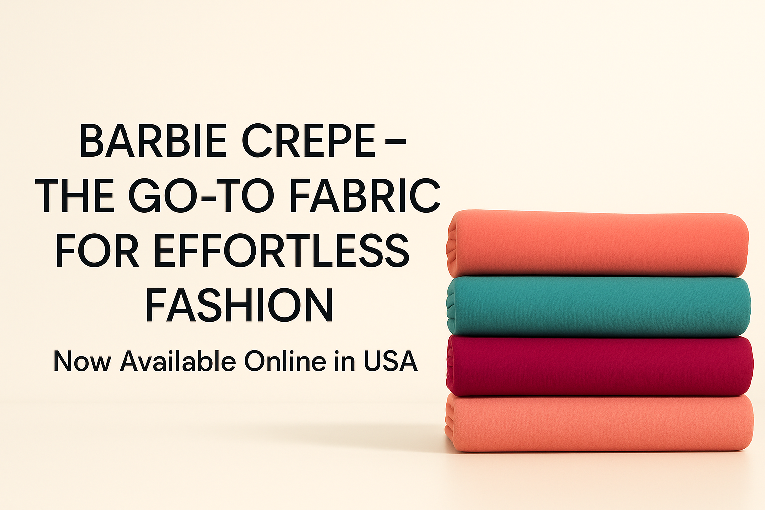 Why Barbie Crepe is the Go-To Fabric for Effortless Fashion