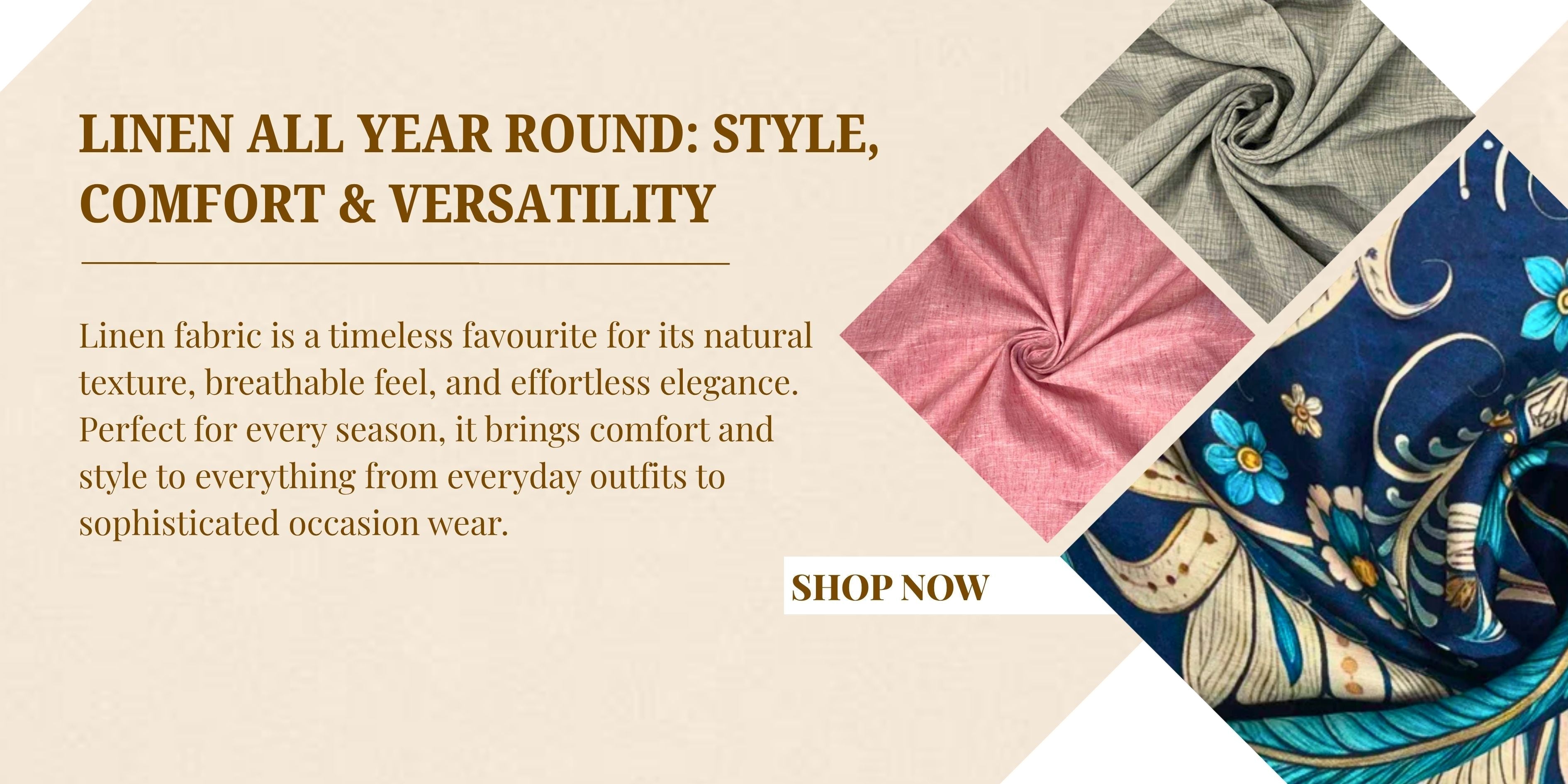 Linen All Year Round: Style, Comfort & Versatility