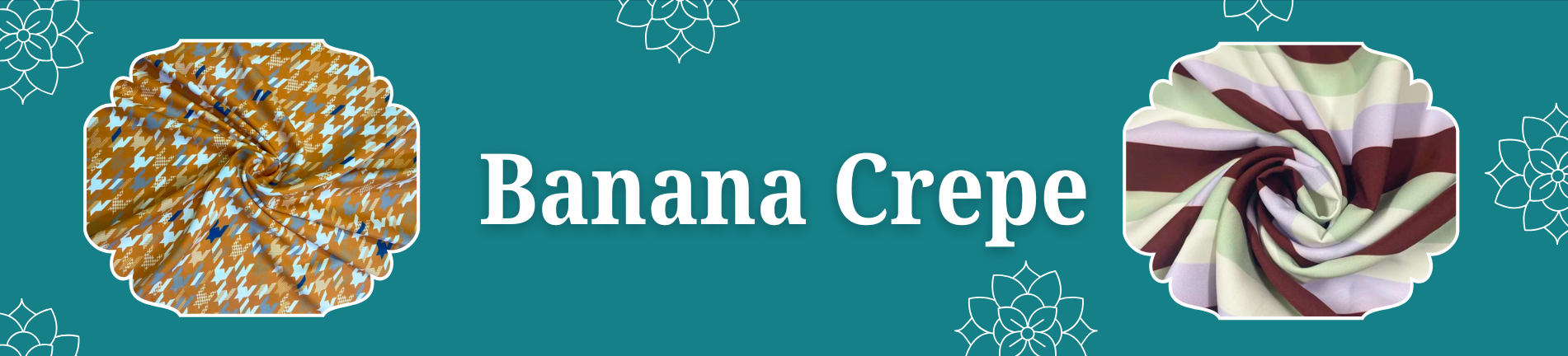 Banana crepe fabric