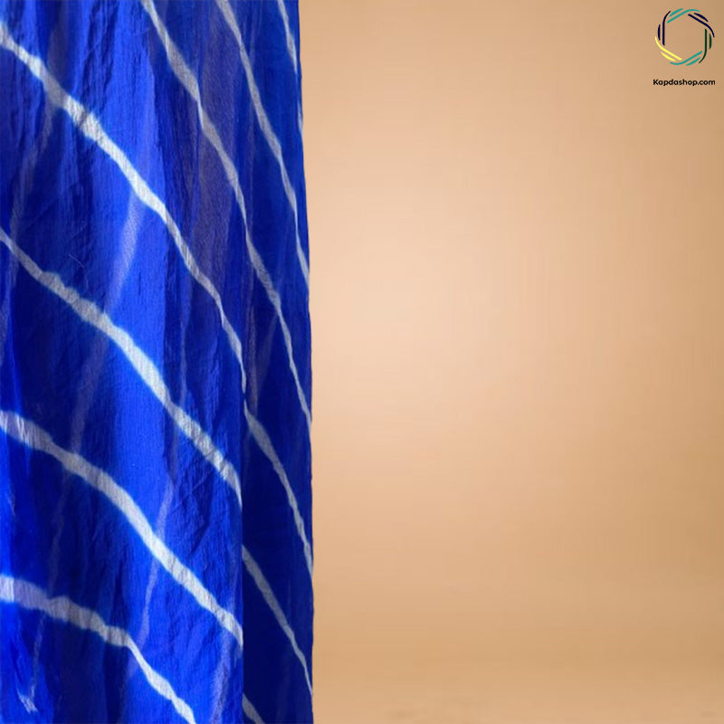 Blue Leheriya Georegette Dupatta KTEX
