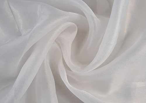 Shimmer Organza White Kapdashop