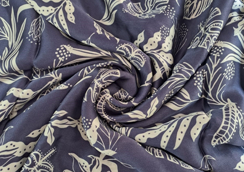 Floral Satin Fabric