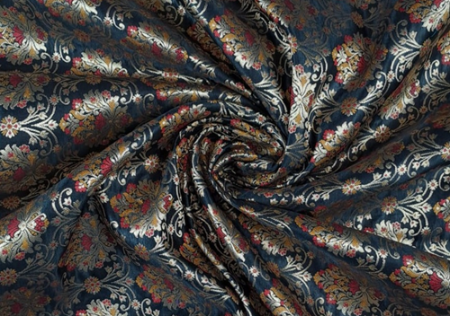 Brocade Viscose Silk Fabric