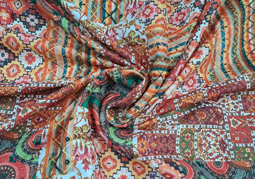 Printed Semi Pashmina