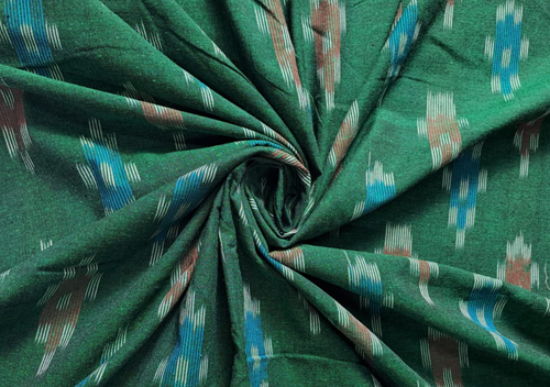 Cotton Ikat Green 2 - Kapda Shop