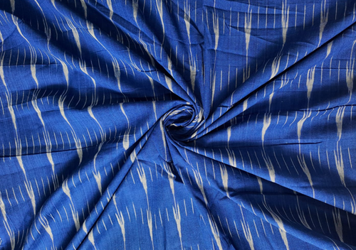 Cotton Ikat Royal Blue - Kapda Shop