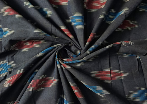 Cotton Ikat Black 1 - Kapda Shop