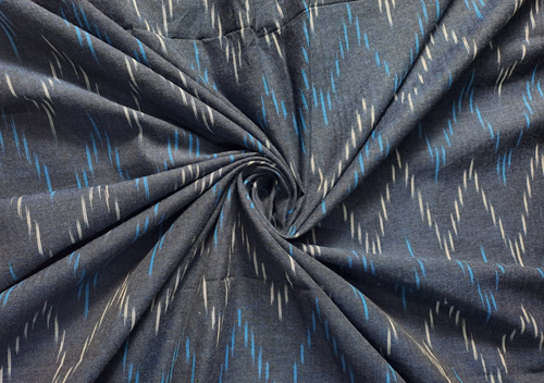 Cotton Ikat Blue - Kapda Shop