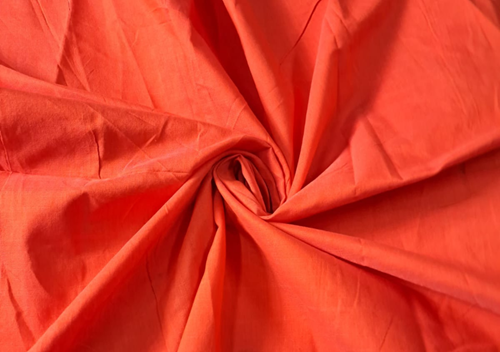 Poly Cotton Silk Light Orange - Kapda Shop