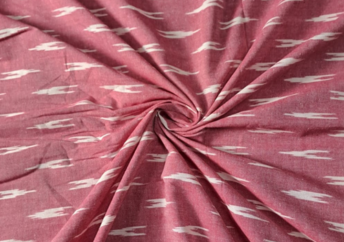 Cotton Ikat Light Pink - Kapda Shop