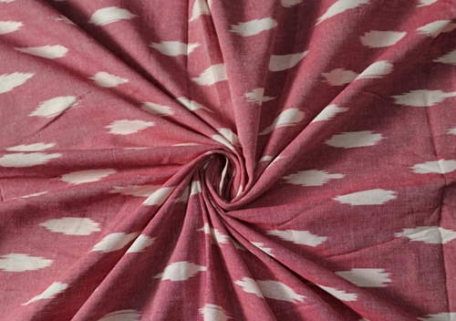 Cotton Ikat Light Pink 1 - Kapda Shop