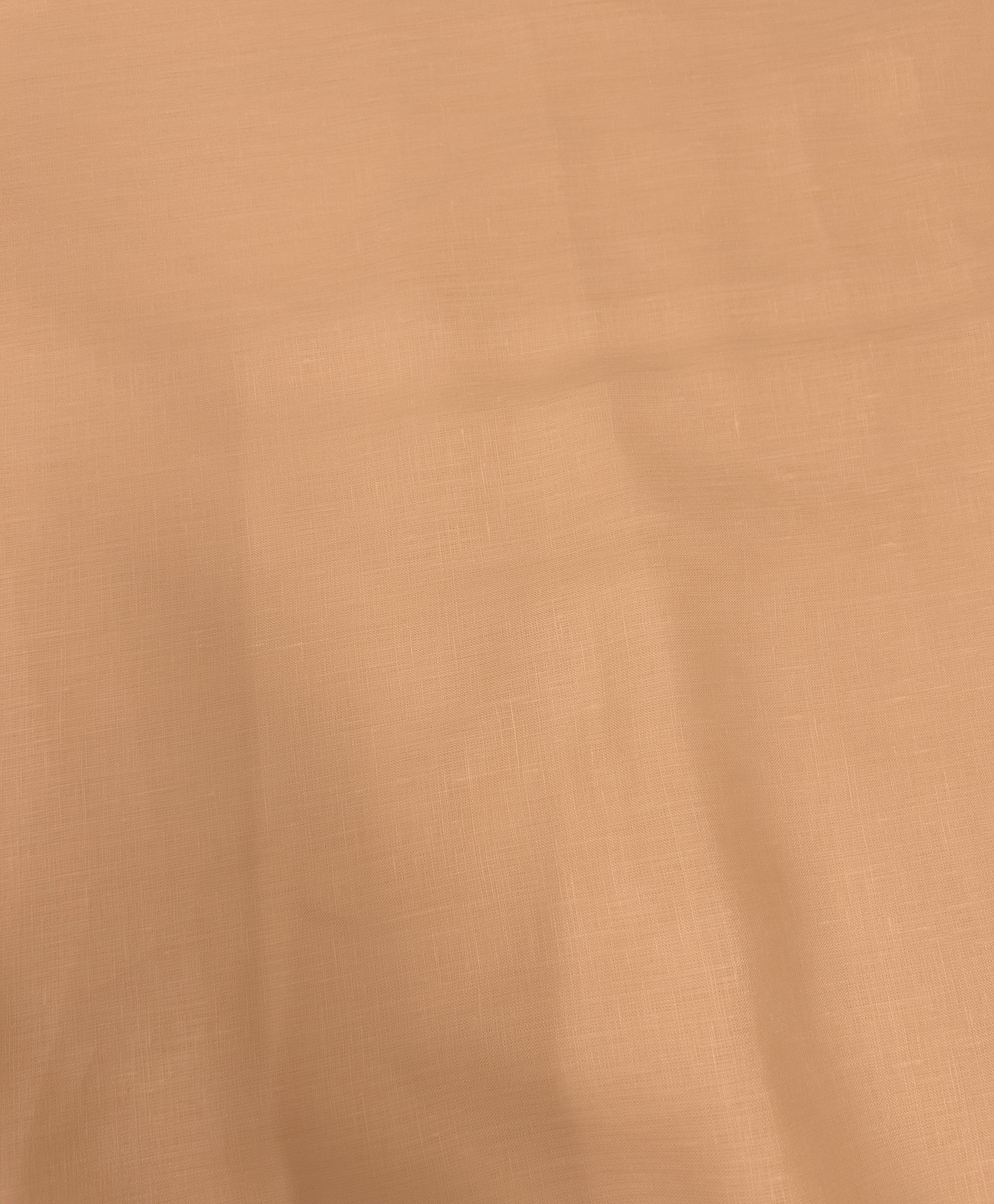 Light Peach Plain Pure Linen Fabric - 60 Lea - Kapda Shop