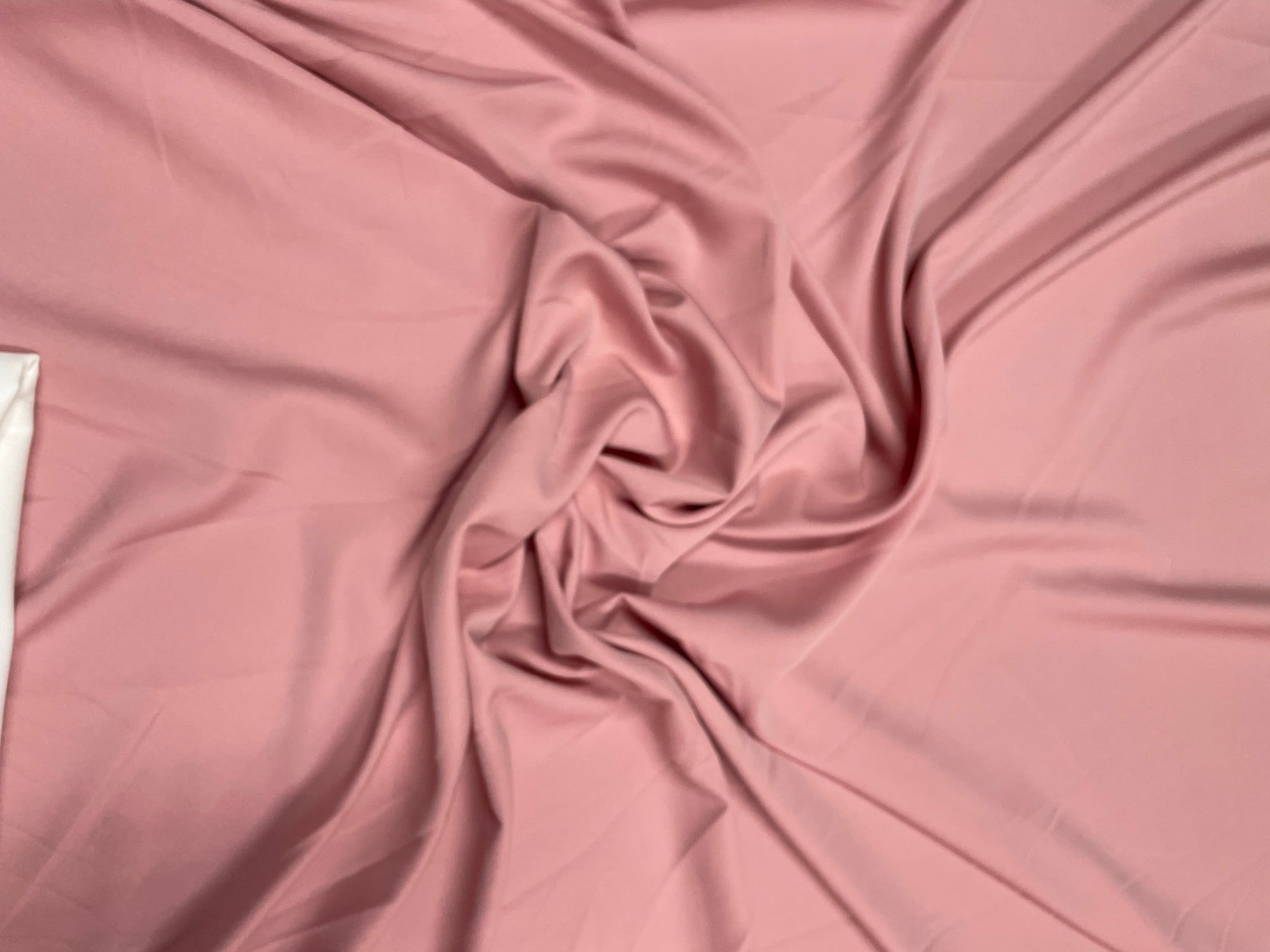 Light Dusty Pink Plain Banana Crepe Fabric - Kapda Shop