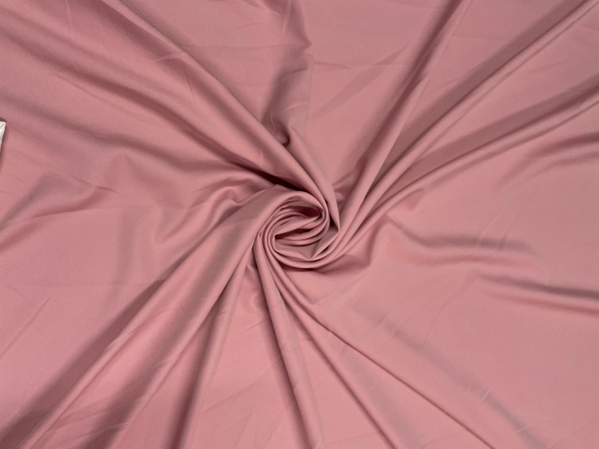 Light Dusty Pink Plain Banana Crepe Fabric - Kapda Shop