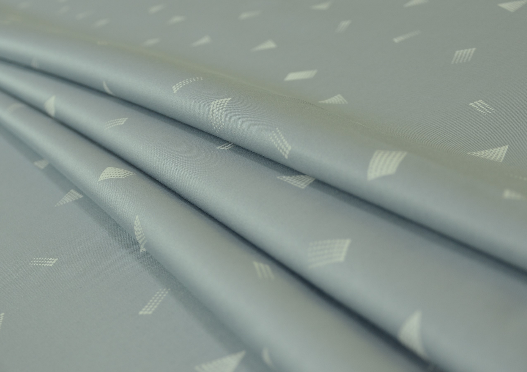 Grey Abstract Printed Shirting Cotton Fabric - Kapda Shop