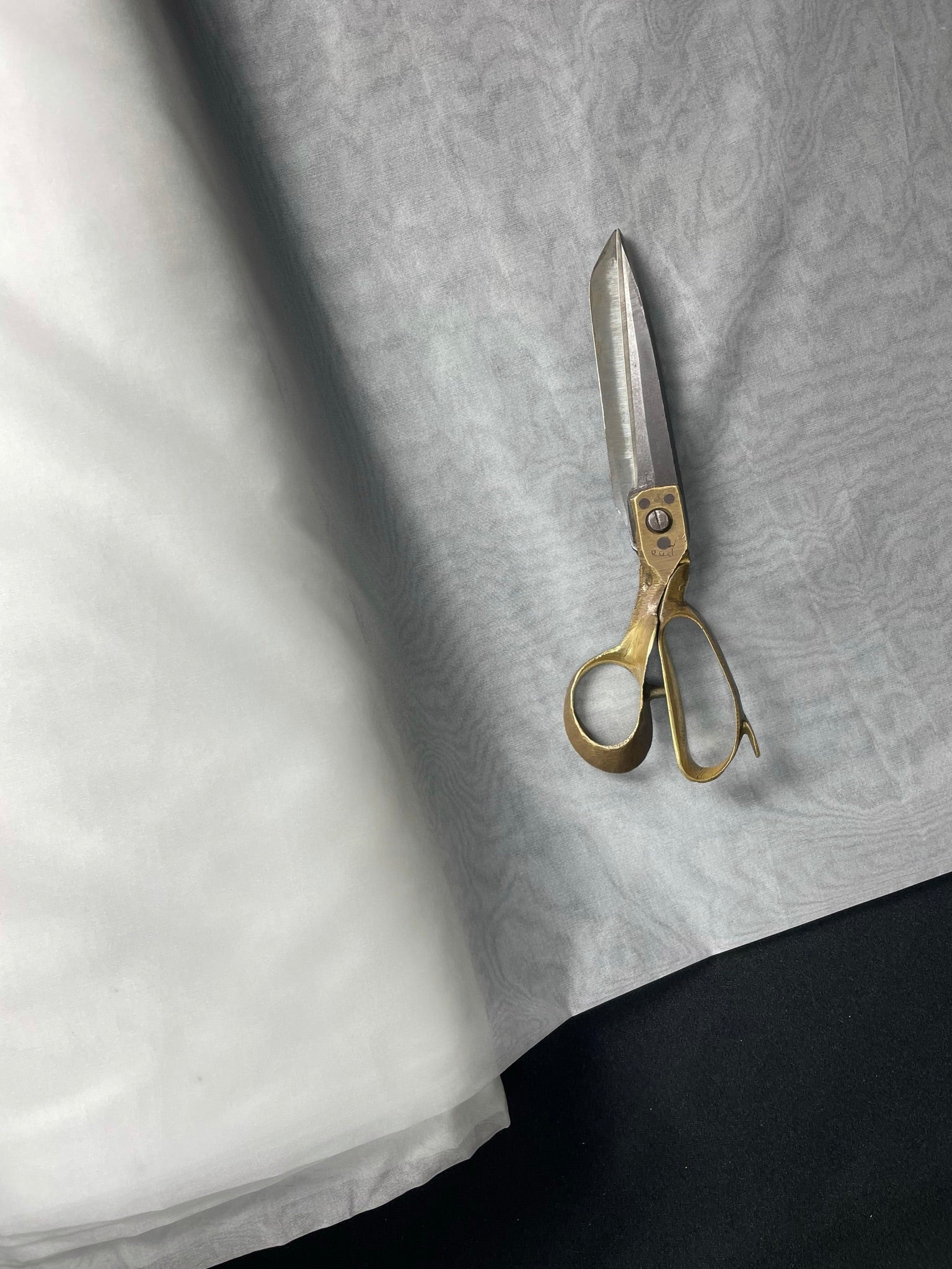 KSJ - White Plain Dyeable Semi Organza Fabric (Per Meter - 58) - Kapda Shop