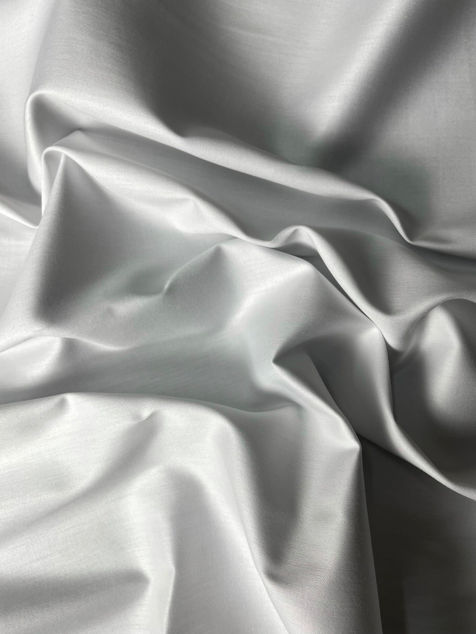 White Plain Cotton Fabric (Per Meter - 110) - Kapda Shop