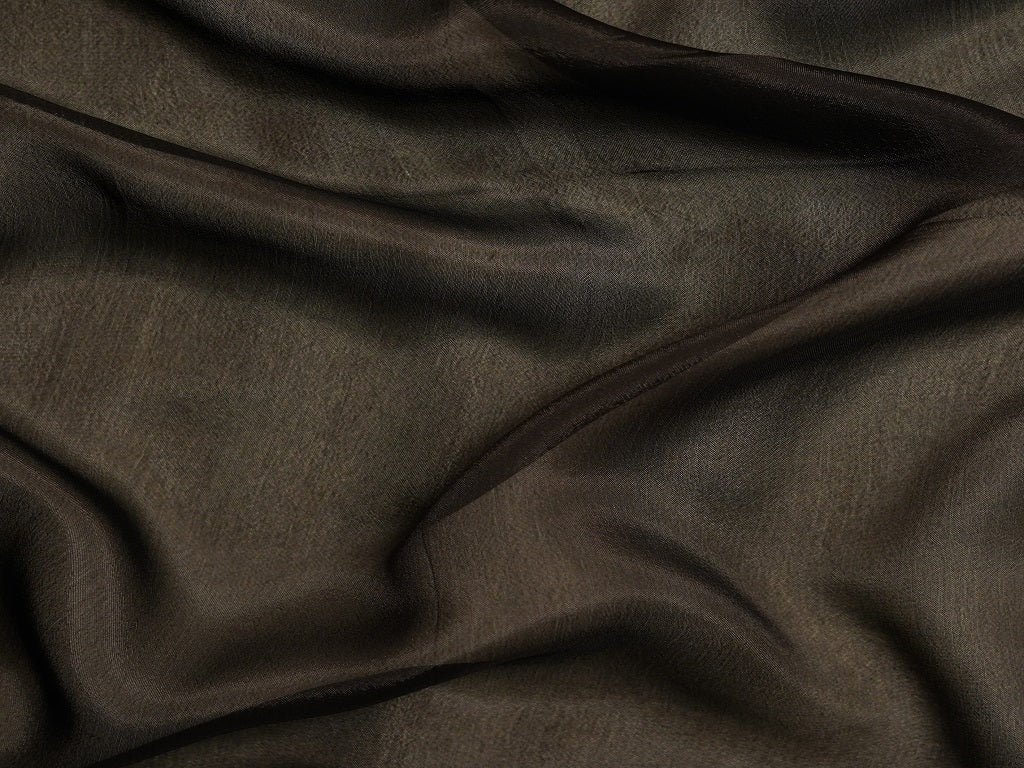 Black Plain Viscose Chinon Chiffon Fabric Jayshree Fabric