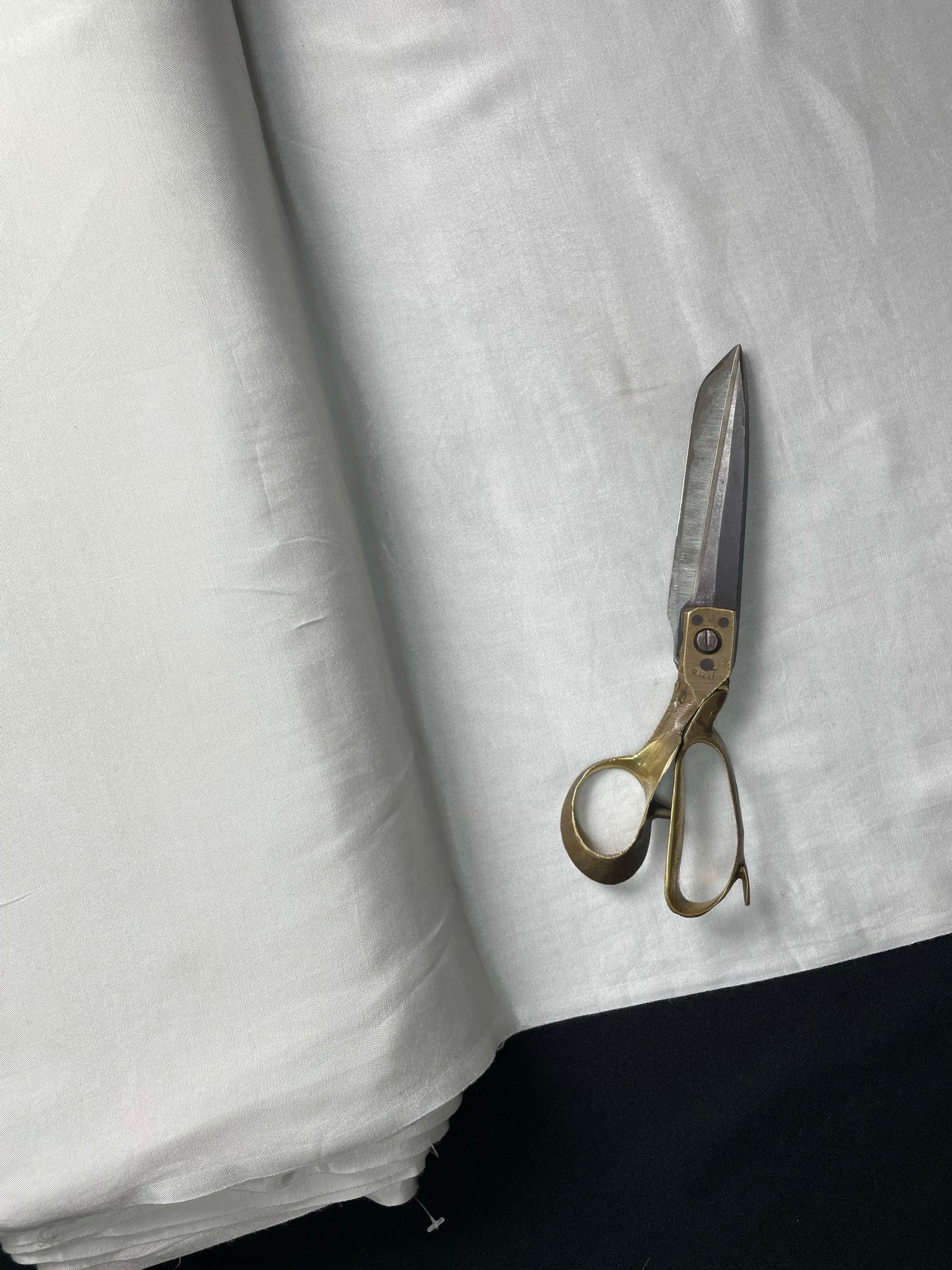 HS - White Plain Heavy Shantoon Fabric (Per Meter - 57) (Copy) - Kapda Shop