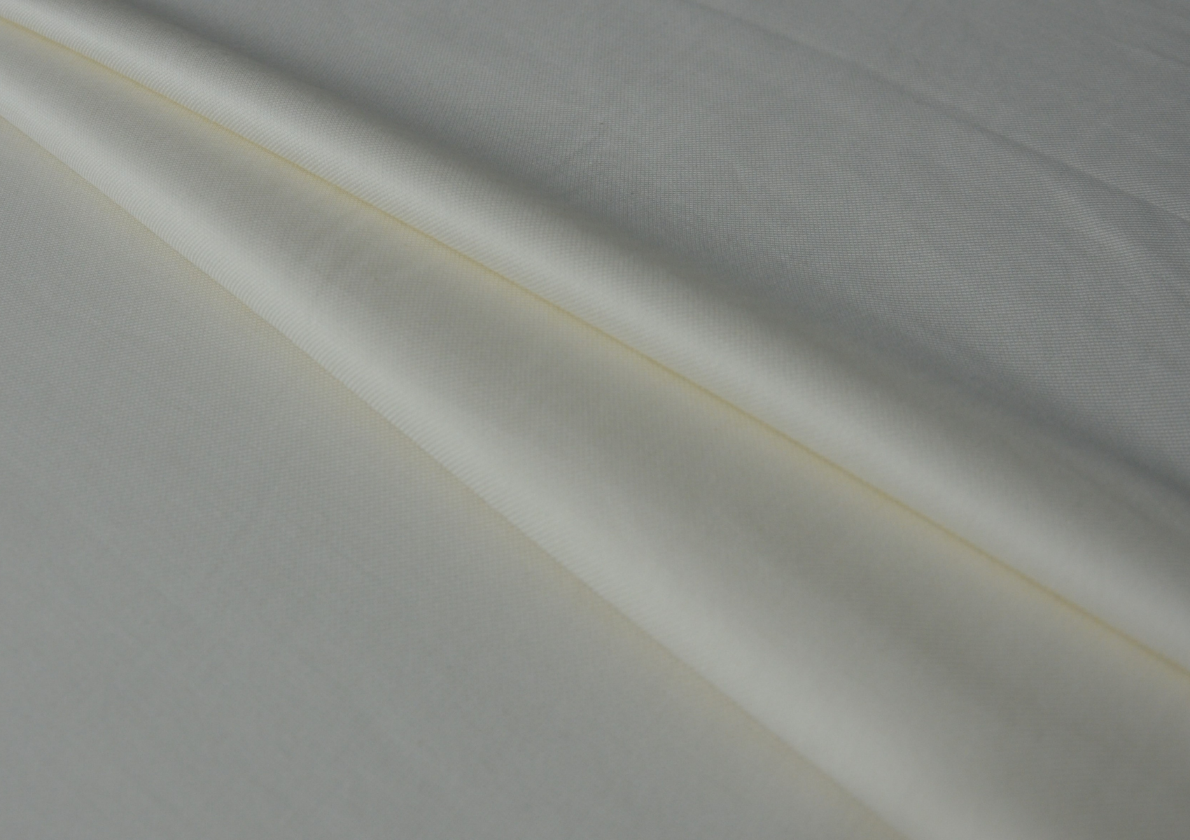 Pearl White Plain Self Textured Shirting Cotton Fabric - Kapda Shop