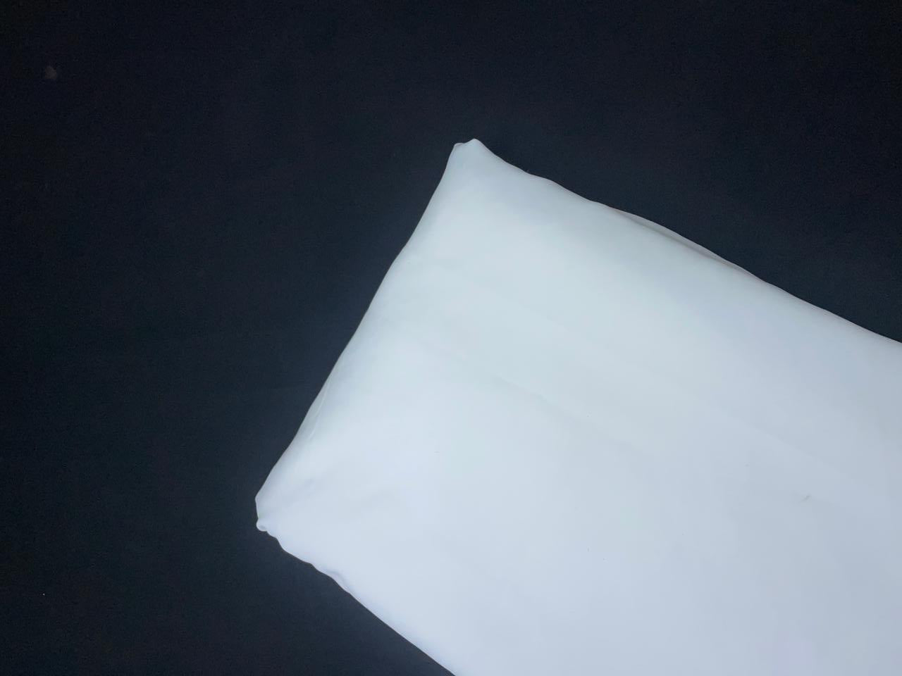 White Plain Japanese crepe Fabric KTEX