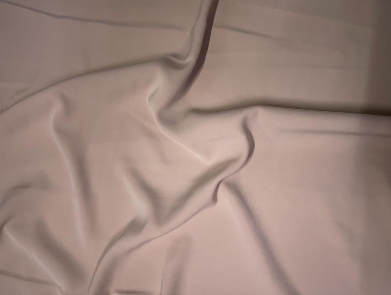 Beige Plain Japanese Crepe Fabric N757 KTEX