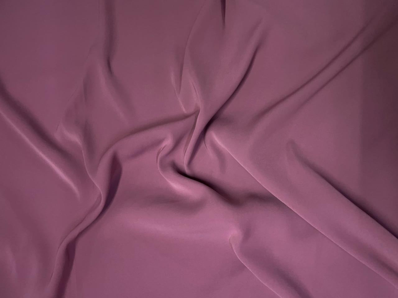 Dusty Pink Plain Japanese crepe Fabric N146 KTEX