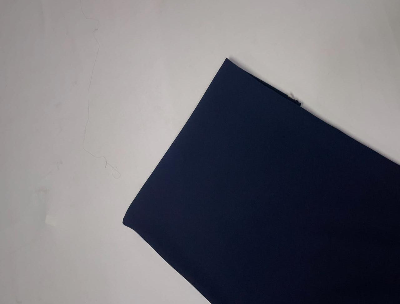 Navy Blue Plain Japanese crepe Fabric N54D KTEX