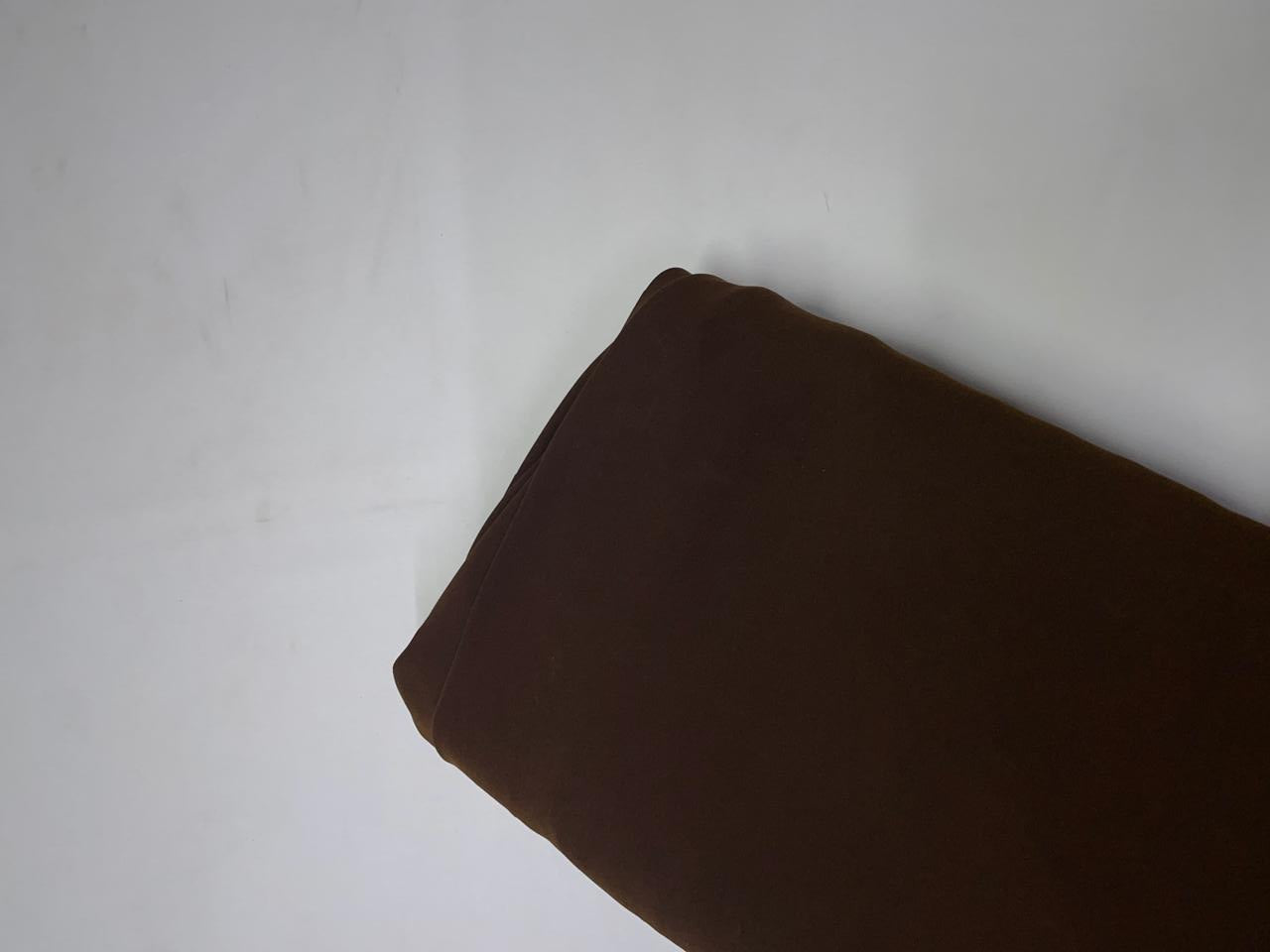 Brown Plain Japanese crepe Fabric N231 KTEX