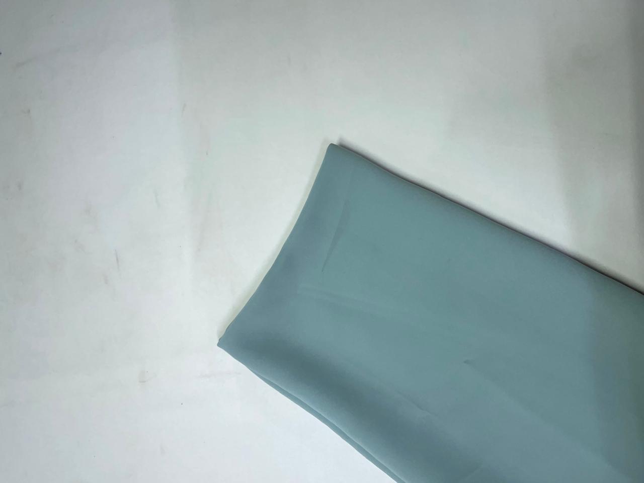 Sea Green Plain Japanese crepe Fabric N813 KTEX