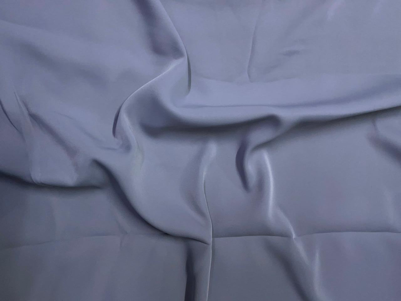 Grey Plain Japanese Crepe Fabric KTEX