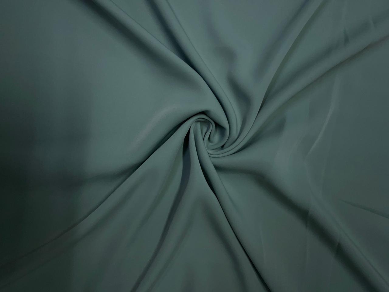 Light Sea Green Plain Japanese Crepe Fabric KTEX