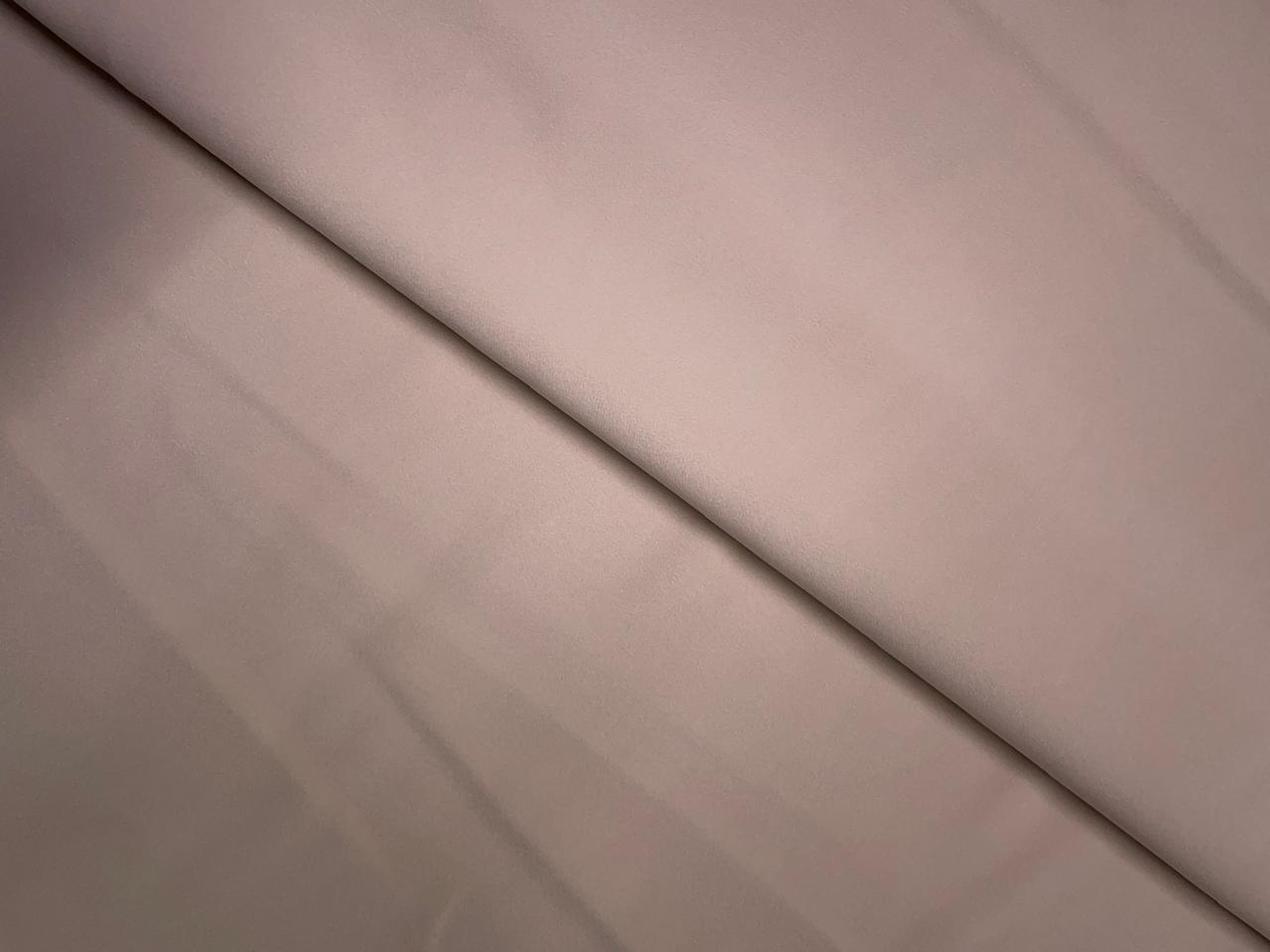 Beige Plain Japanese Crepe Fabric KTEX