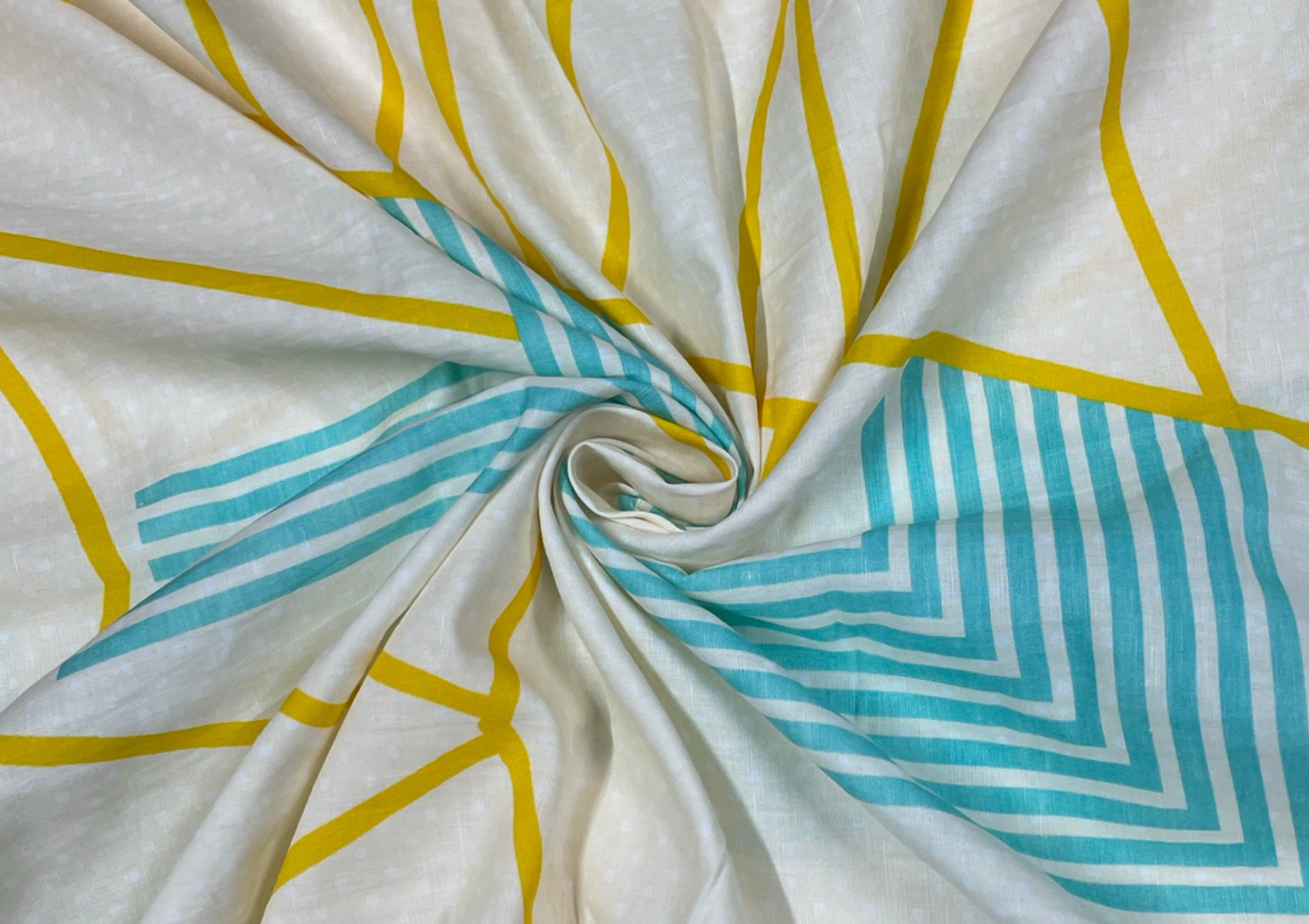 Geometric Cotton Linen