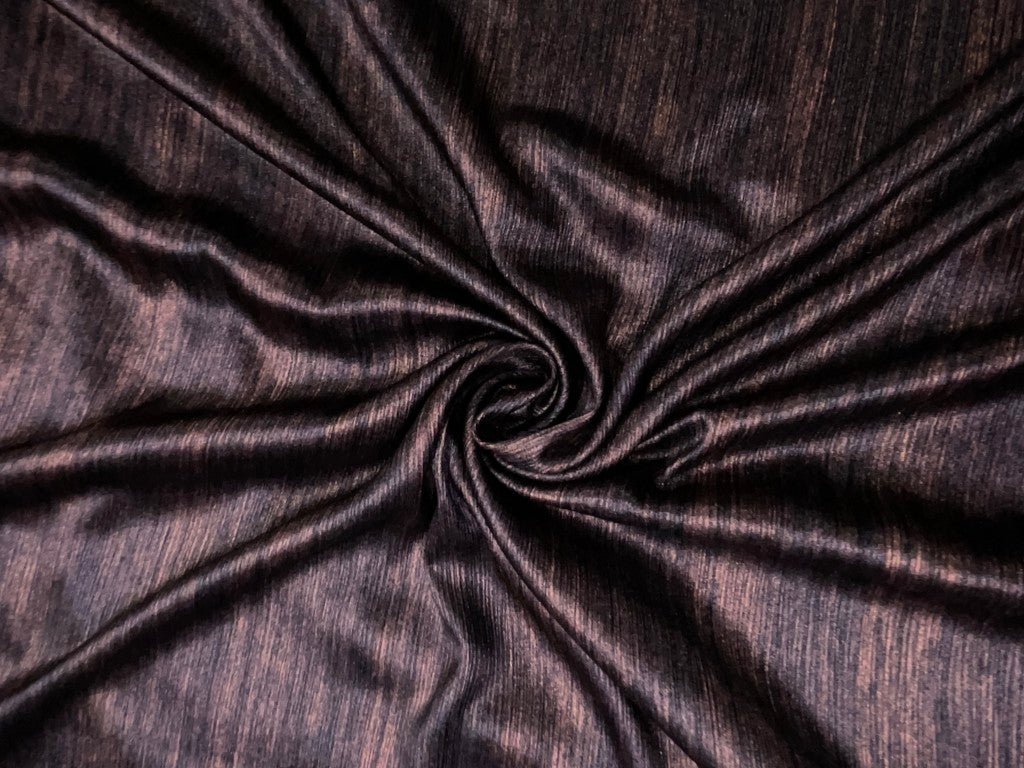 Brown & Black French Foil Fabric KTEX