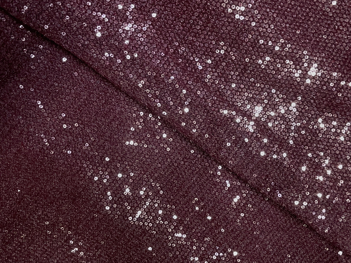 Pink Designer Sequence Embroiderd Net Fabric KTEX