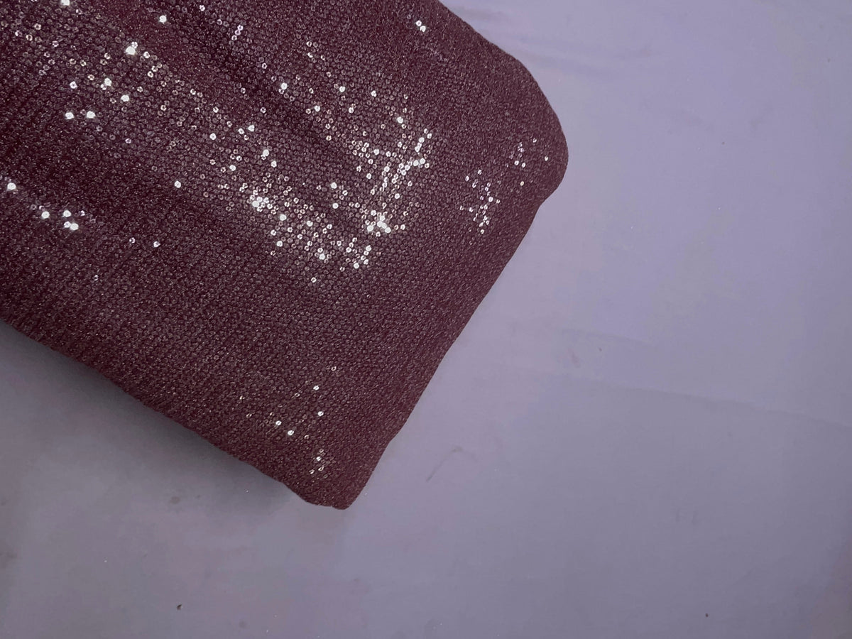 Pink Designer Sequence Embroiderd Net Fabric KTEX