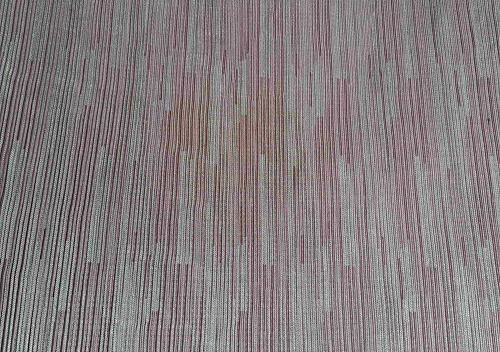 Lavender & Silver Stripes Pleated Polyester Fabric - Kapda Shop