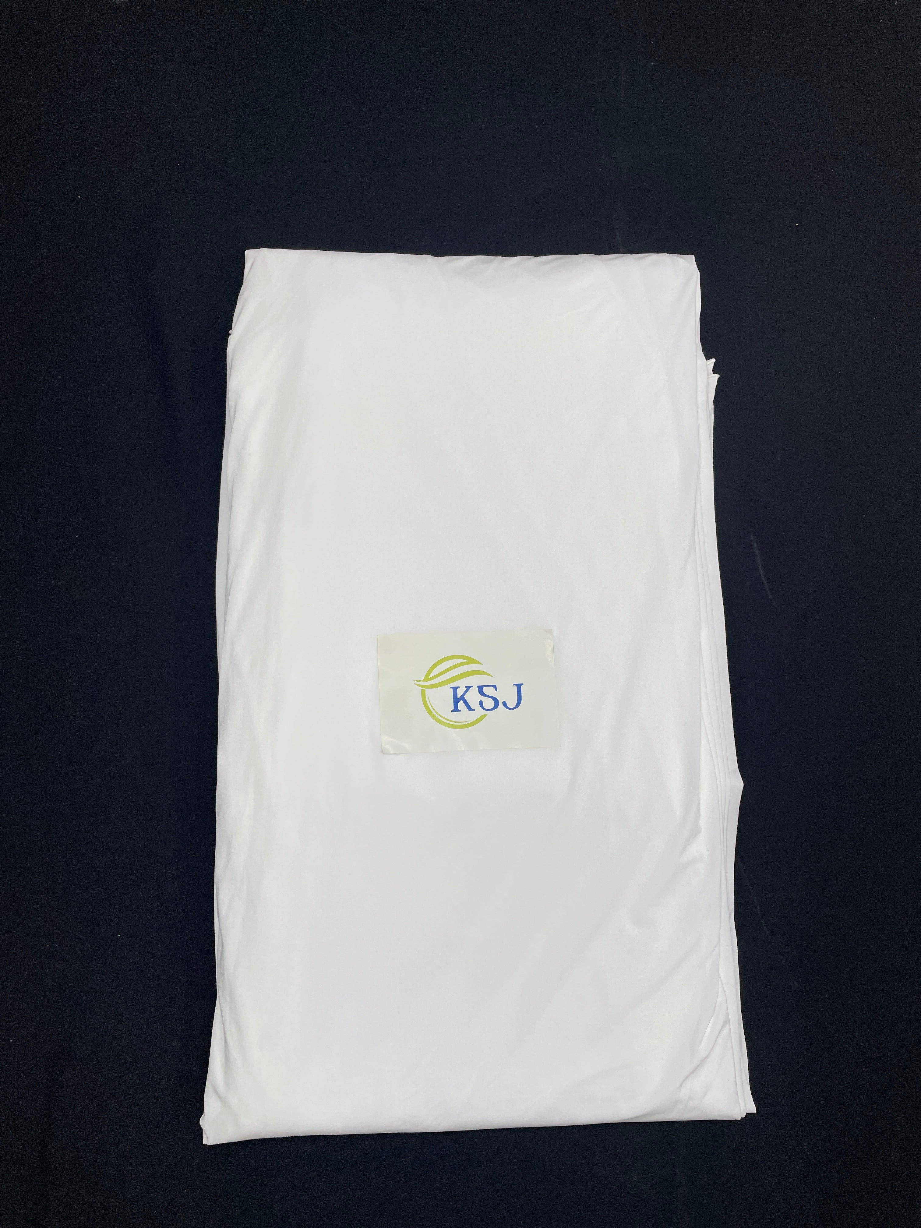 White Plain Dyeable Balloon Lycra Shine Fabric (Per Meter - Rs 0 ) KSJ