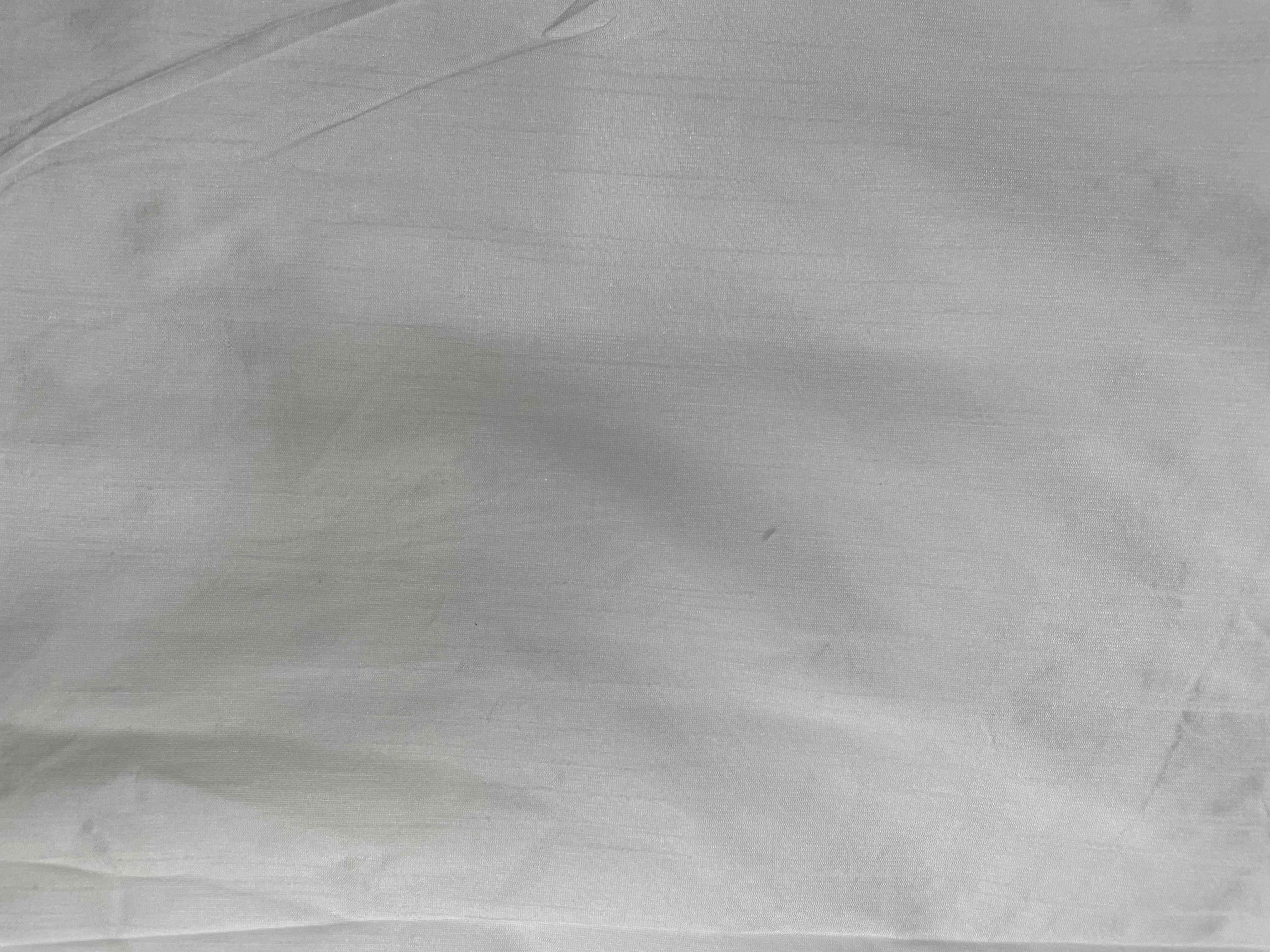 KSJ - White Plain Dyeable Semi Dupion 10Kg Fabric (Per Meter - 63) - Kapda Shop