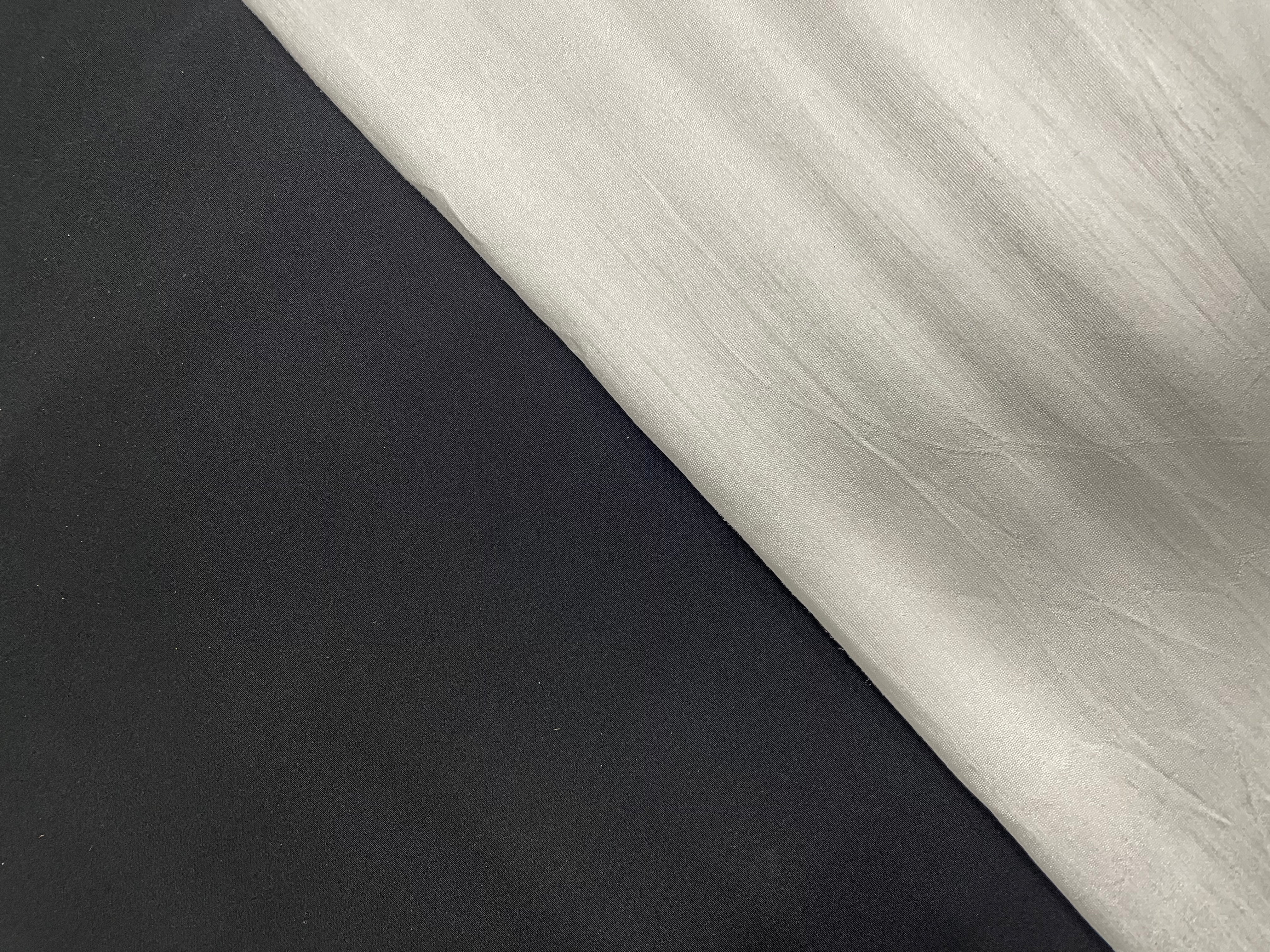 KSJ - White Plain Dyeable Semi Dupion 14Kg Fabric (Per Meter - 69) - Kapda Shop
