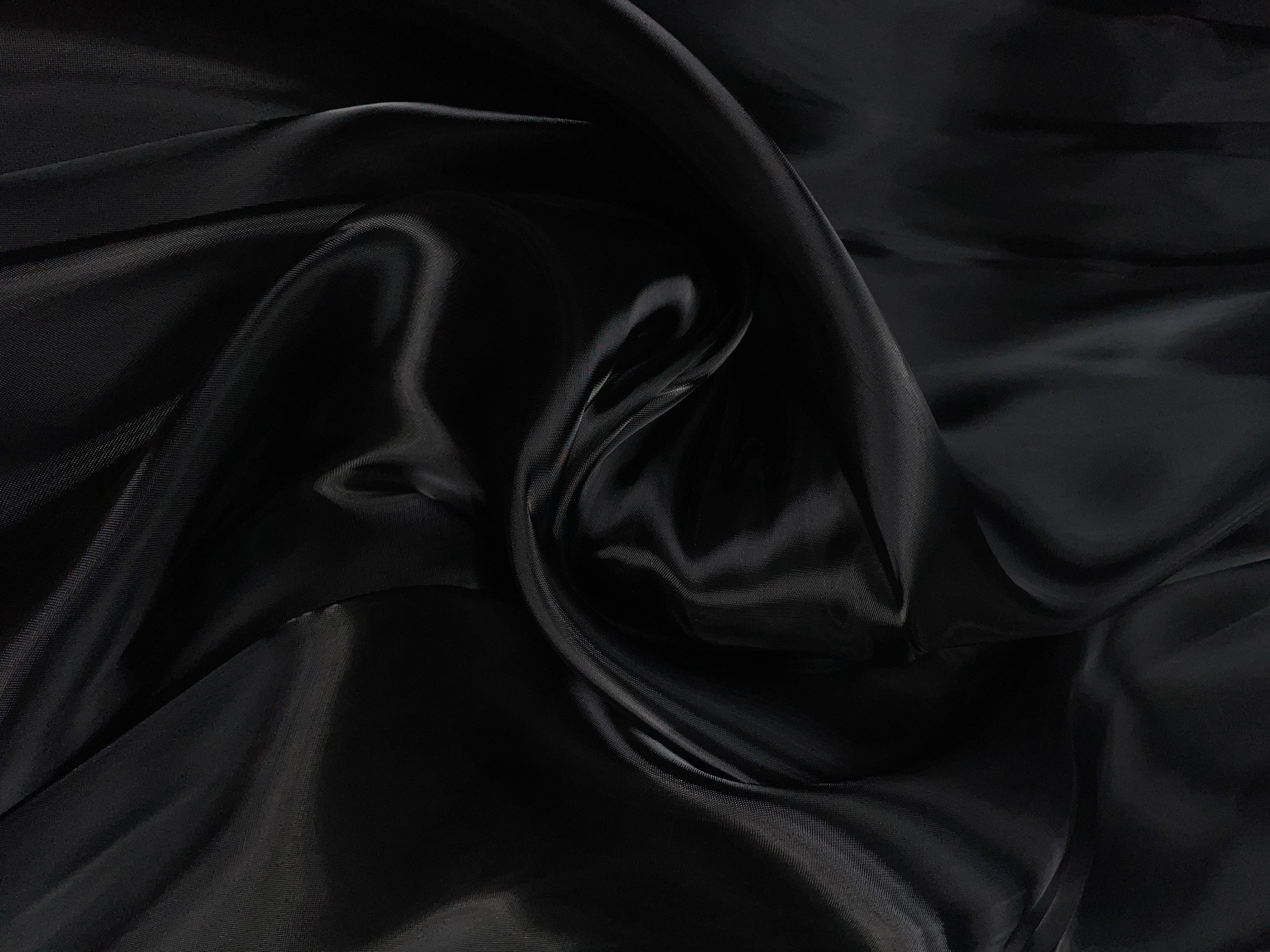 Black Plain Fish Net Fabric - Kapda Shop