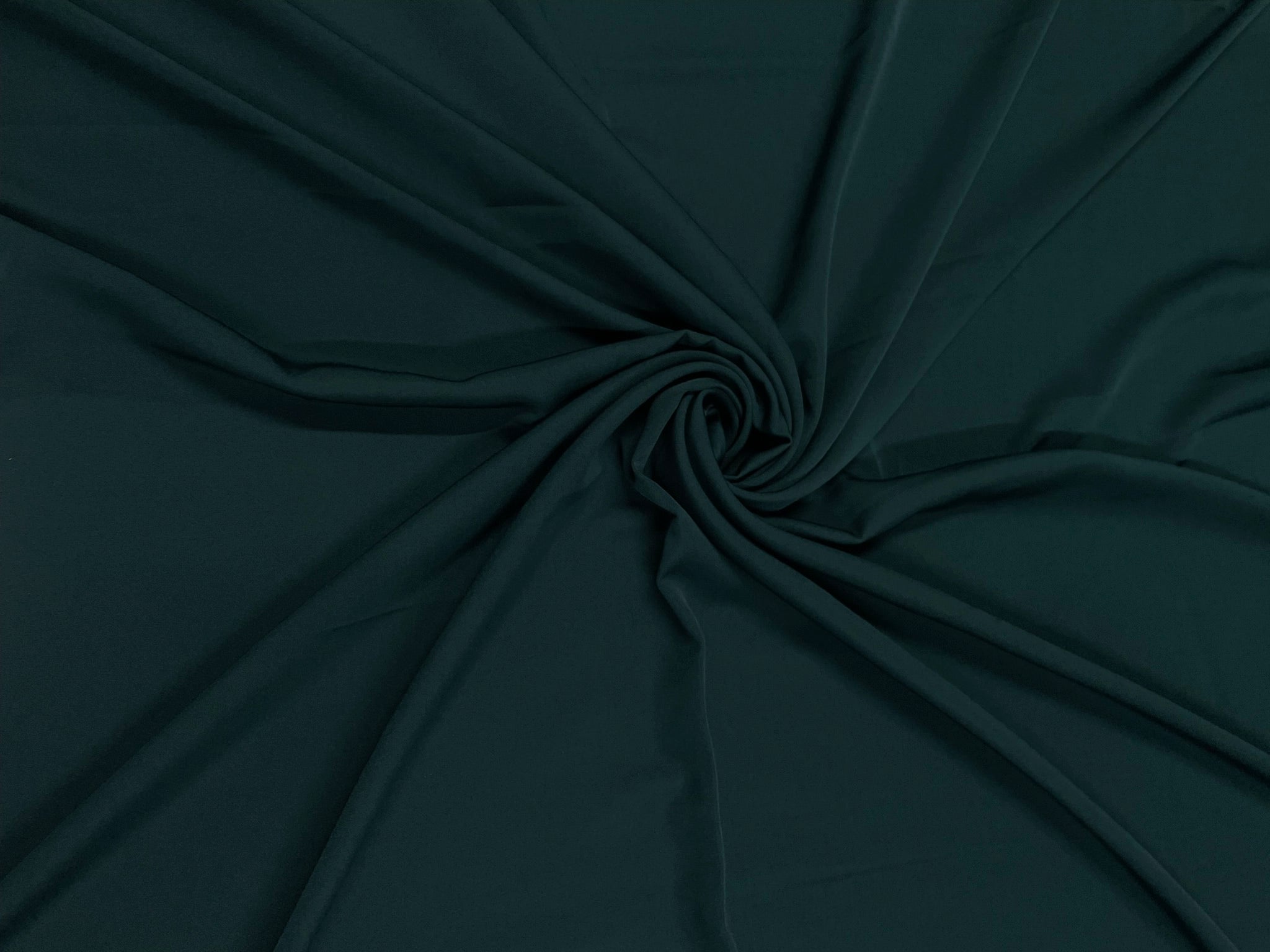 Bottle Green Plain Banana Crepe N174Dd Fabric Kapdashop