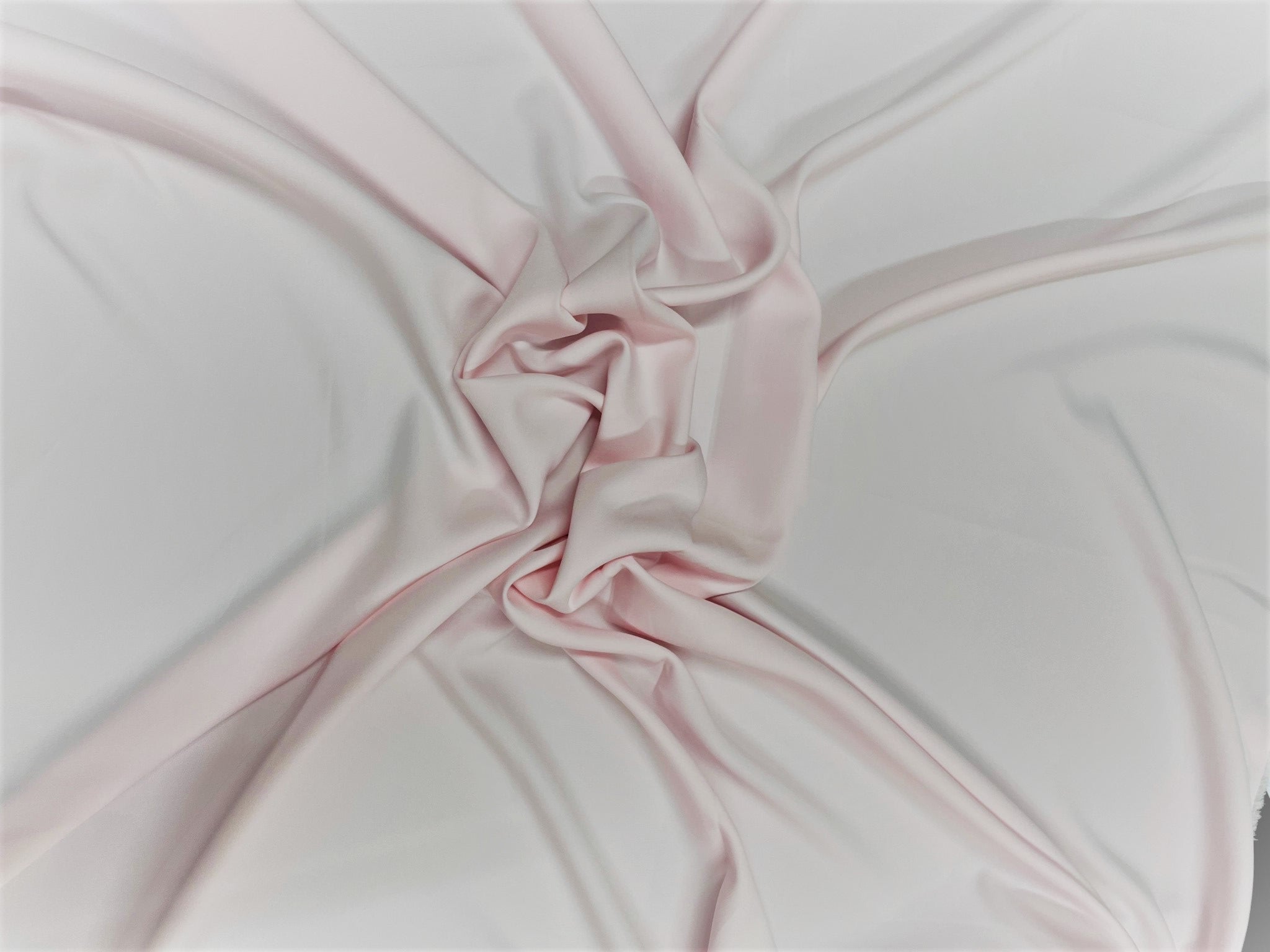 Light Rose Pink Plain Banana Crepe Fabric Kapdashop