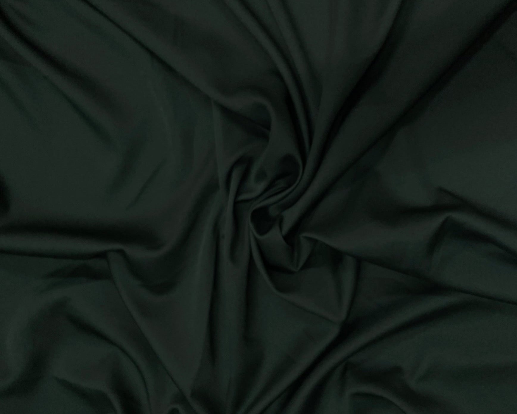Bottle Green N17D Plain Banana Crepe Fabric KTEX