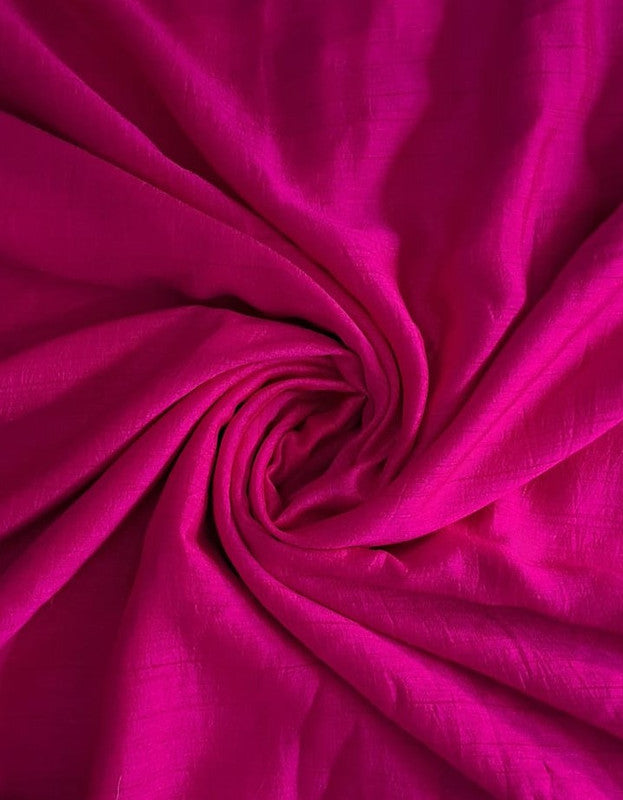 Magenta Plain Nysaa Silk Fabric (Per Meter - Rs 112 ) - Kapda Shop