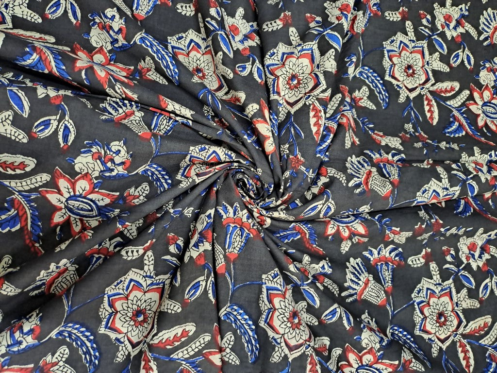 Kalamkari Cotton Cambric Fabric